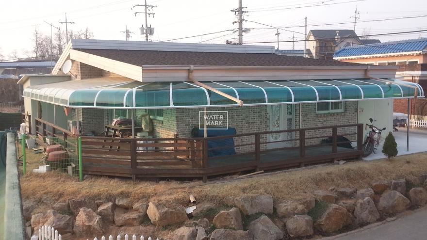 캐노피 공사